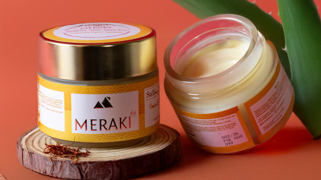 Meraki Saffron Aloevera Gel