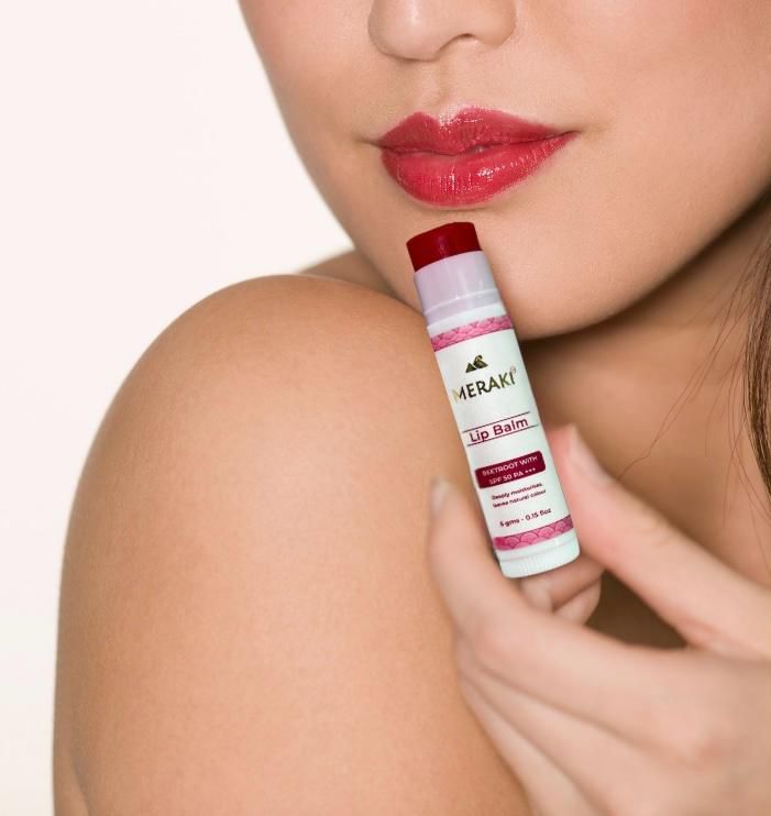 Beetroot lip balm