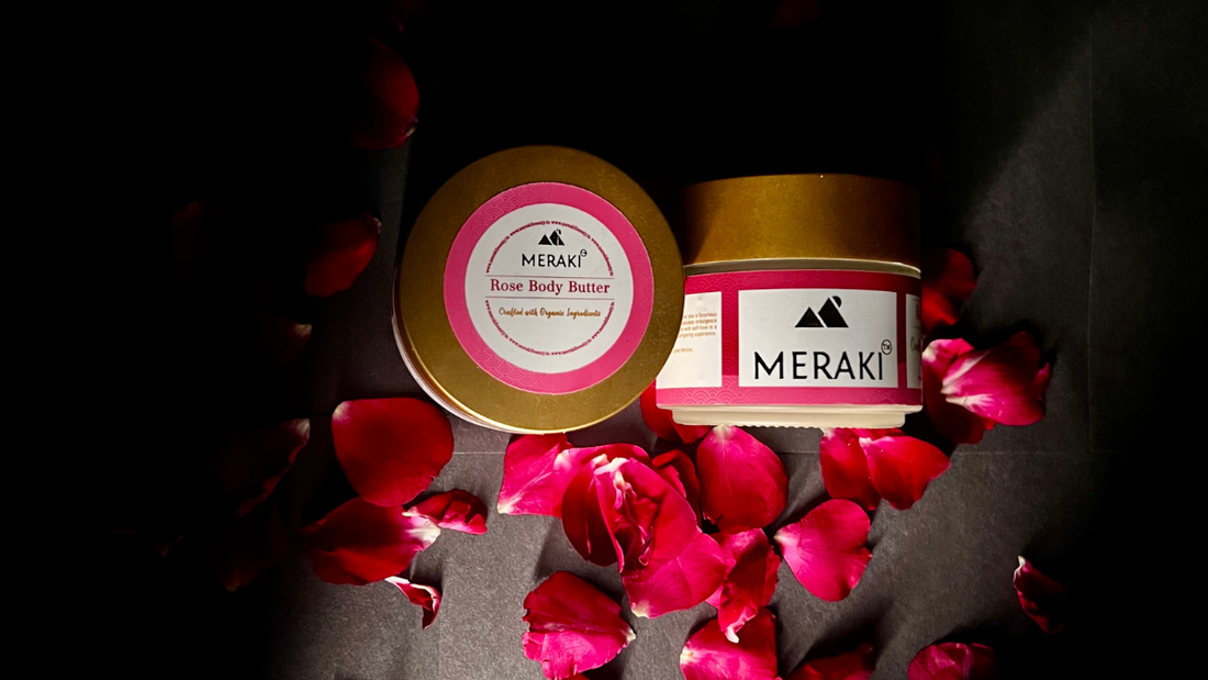 Meraki Rose Body Butter for Glowing skin in all seasons