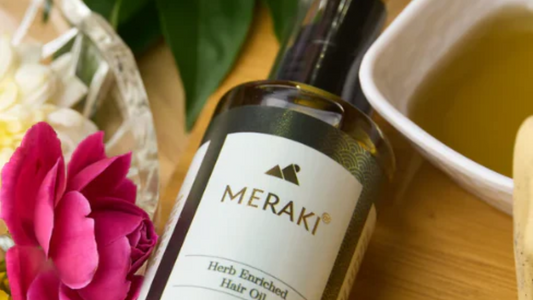 Meraki herb enriched hair oil: The Secret to Healthy, Luscious Locks