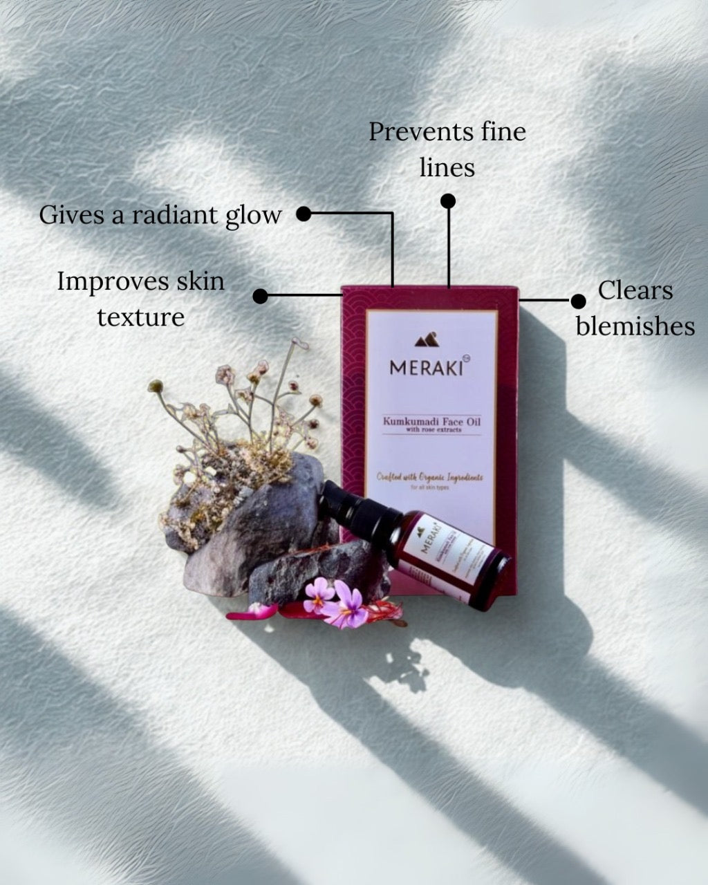 Kumkumadi face oil with Rose extracts