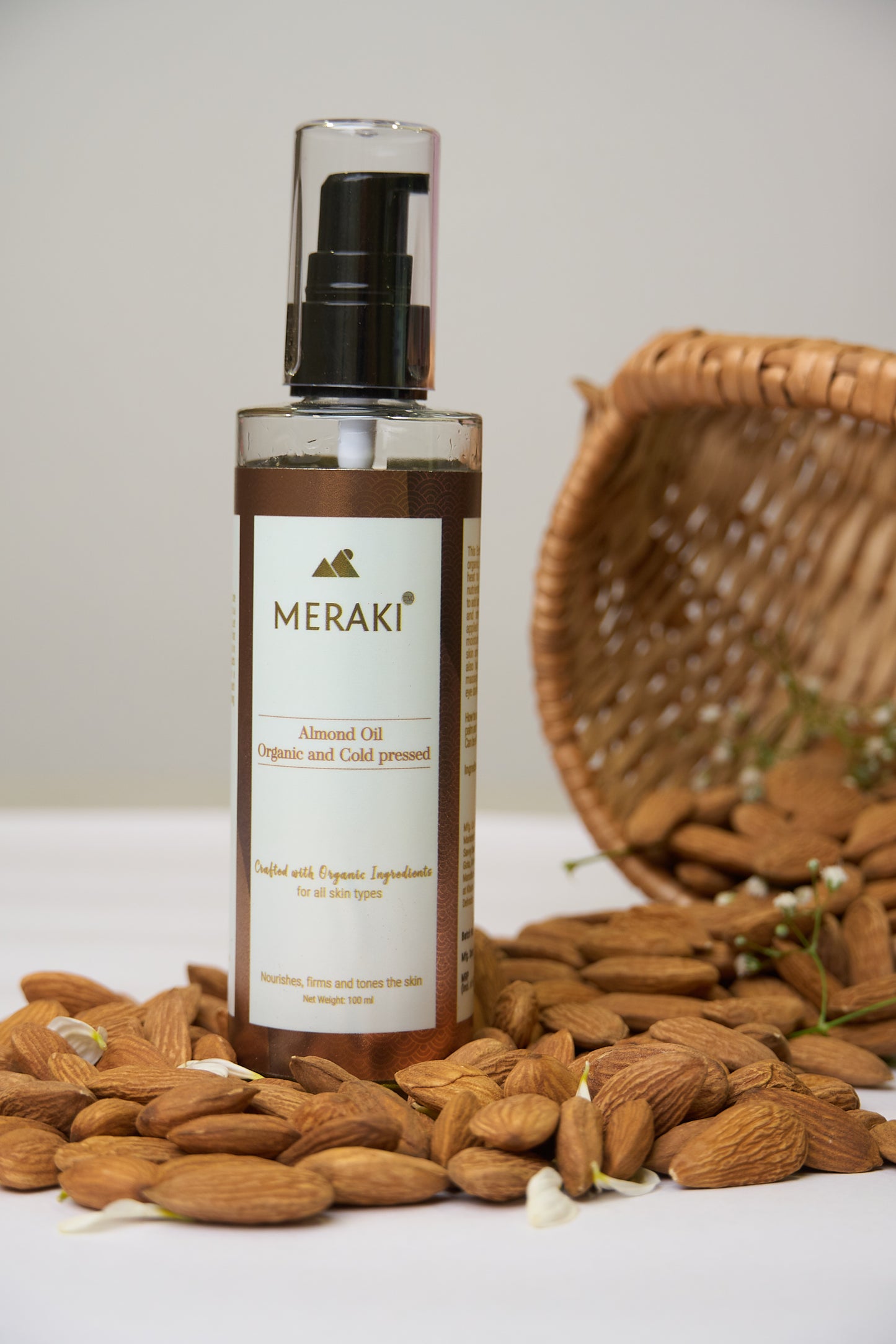 Almond Oil Organic and Cold pressed