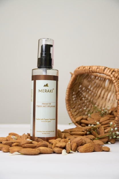 Almond Oil Organic and Cold pressed