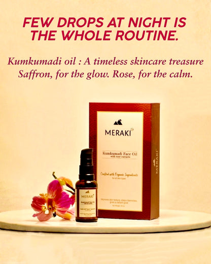 Kumkumadi face oil with Rose extracts