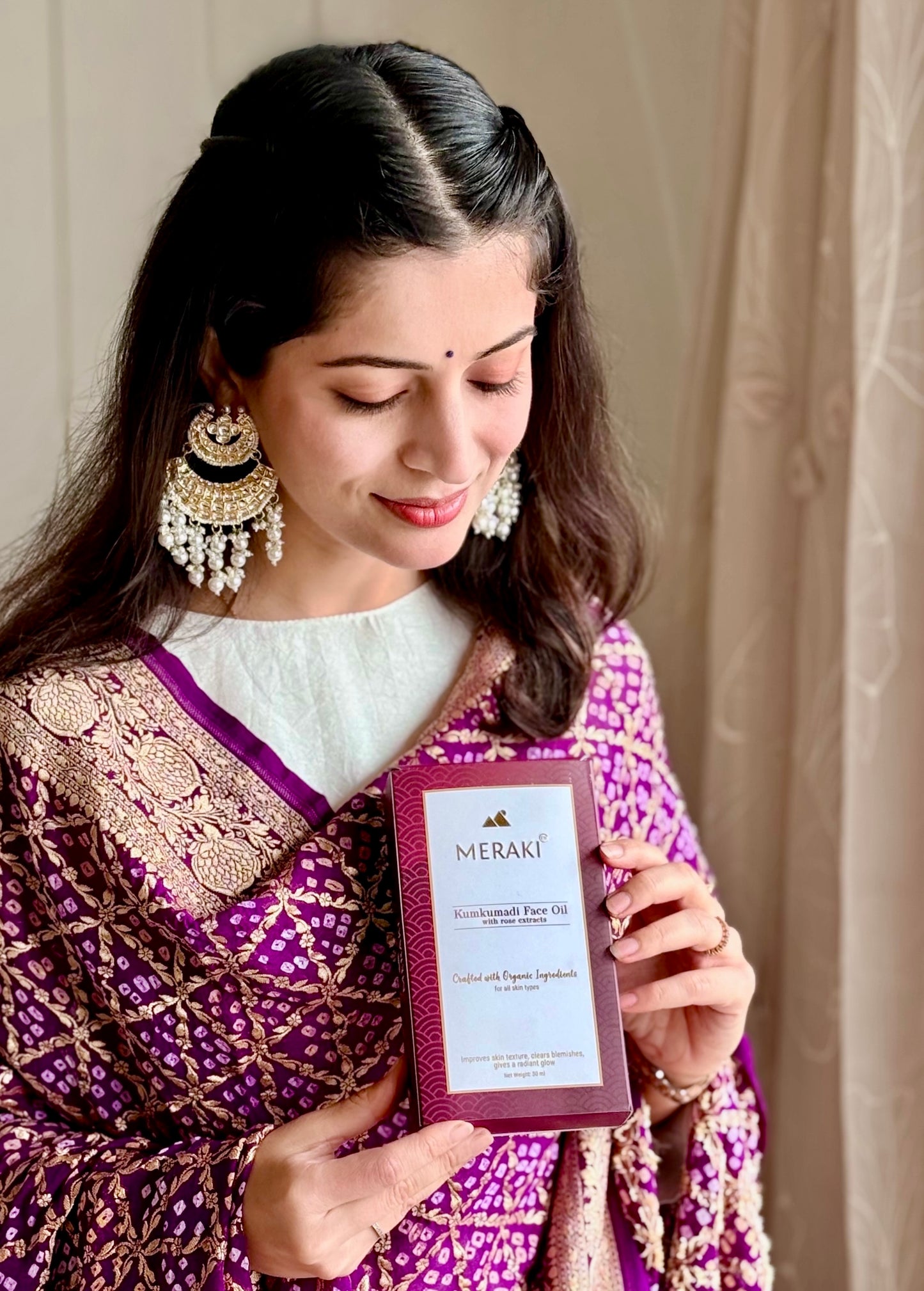 Kumkumadi face oil with Rose extracts