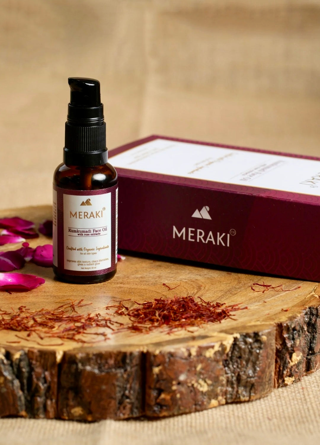 Kumkumadi face oil with Rose extracts
