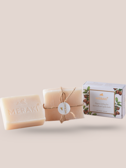 Organic bathing bar - Goat milk and Jojoba butter