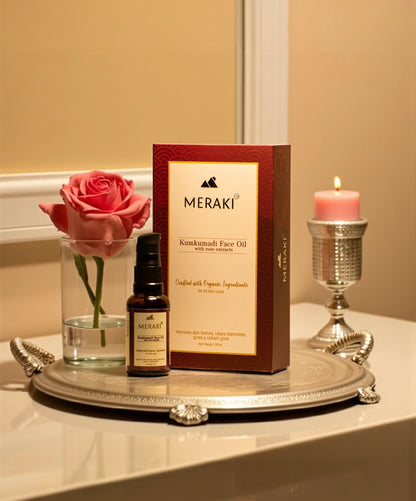 Kumkumadi face oil with Rose extracts