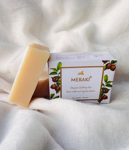 Organic bathing bar - Goat milk and Jojoba butter