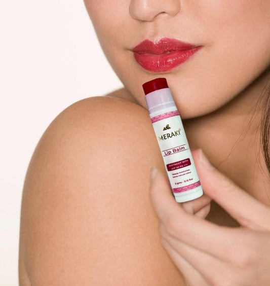 Beetroot lip balm