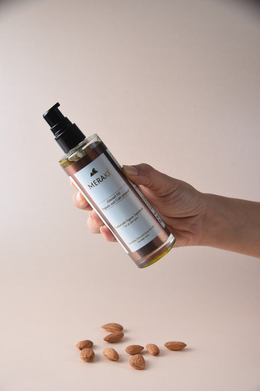 Almond Oil Organic and Cold pressed