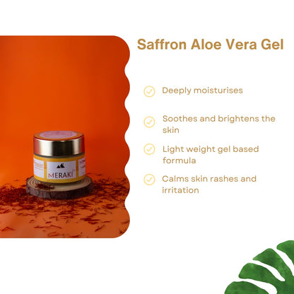 Saffron Aloe vera gel